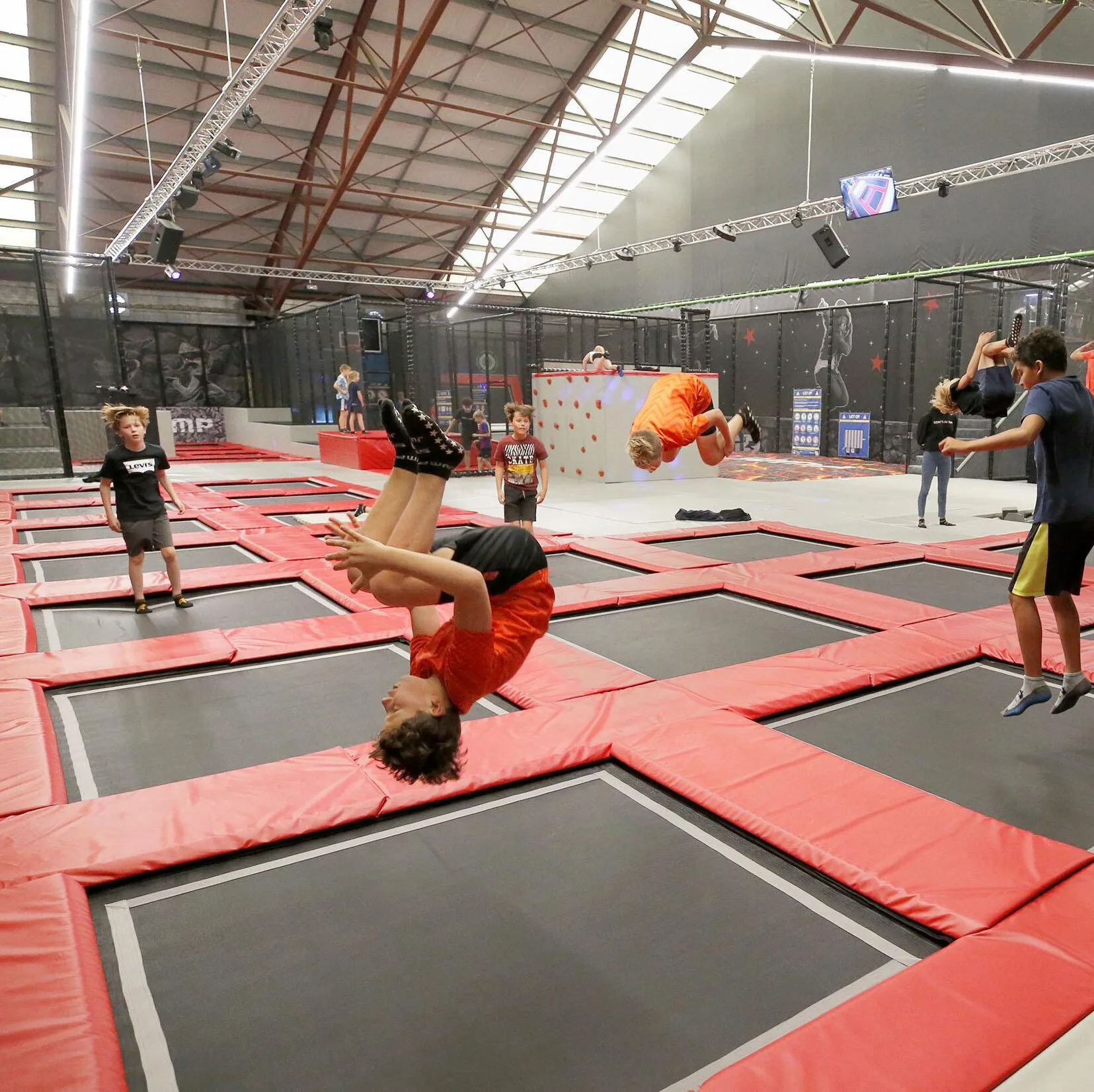 trampolines